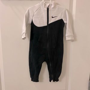 White & black Nike thermal one piece suit 9m